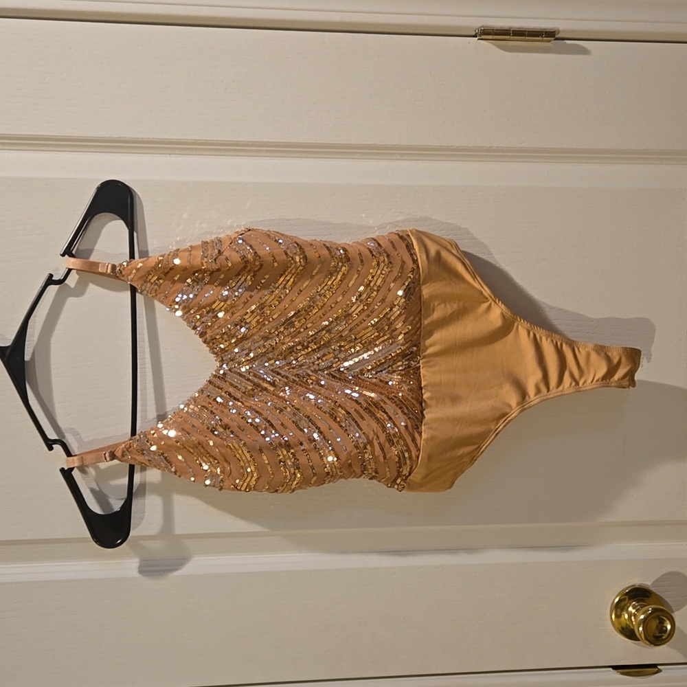 Born to Shine Sequin Bodysuit